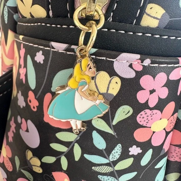 Loungefly Disney Alice & Winderland Mini Backpack - Picture 5 of 7